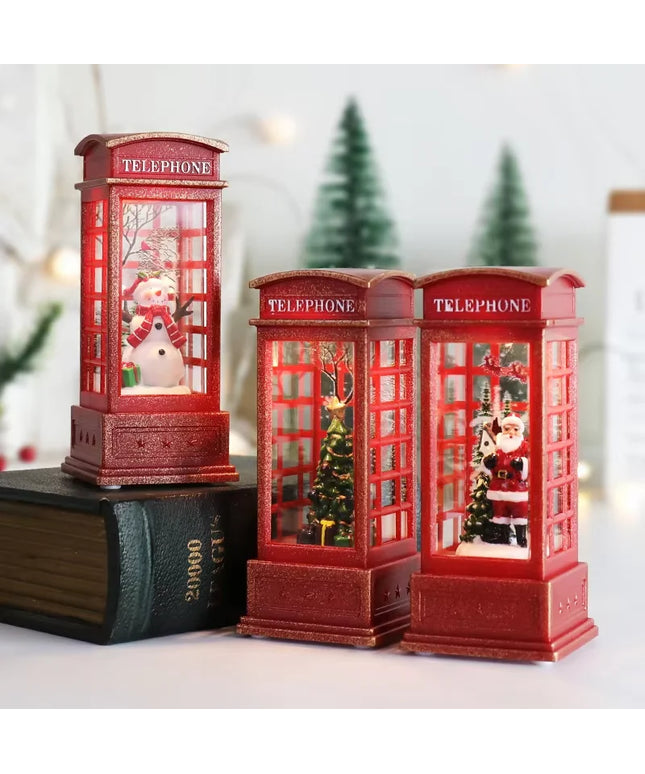 Luminous Telephone Booth Creative Night Light