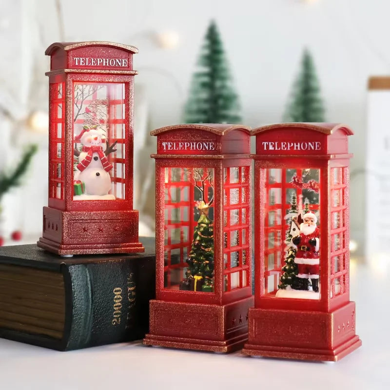 Luminous Telephone Booth Creative Night Light