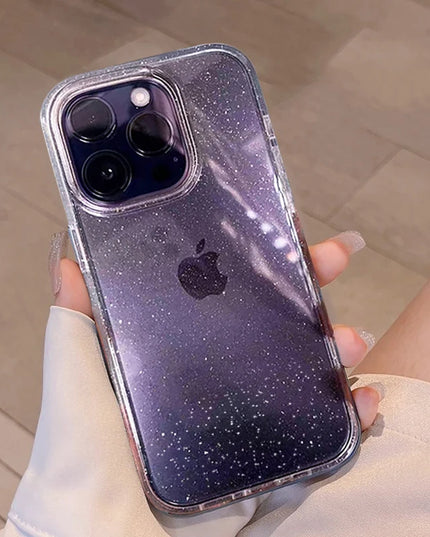 Luxury Clear Glitter Case For iPhone