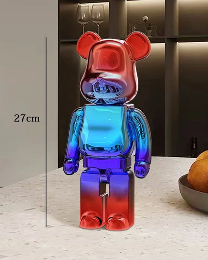 Graffiti Bear Statue Paint Block