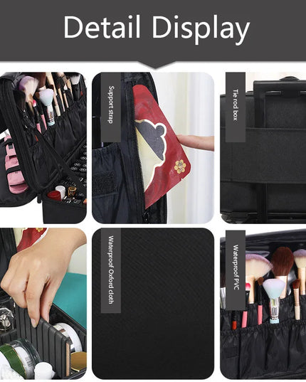 Professional Large Capacity Cosmetic &amp; Tool Case