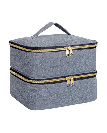 Double Layer CosmeticOrganizer Tote Bag