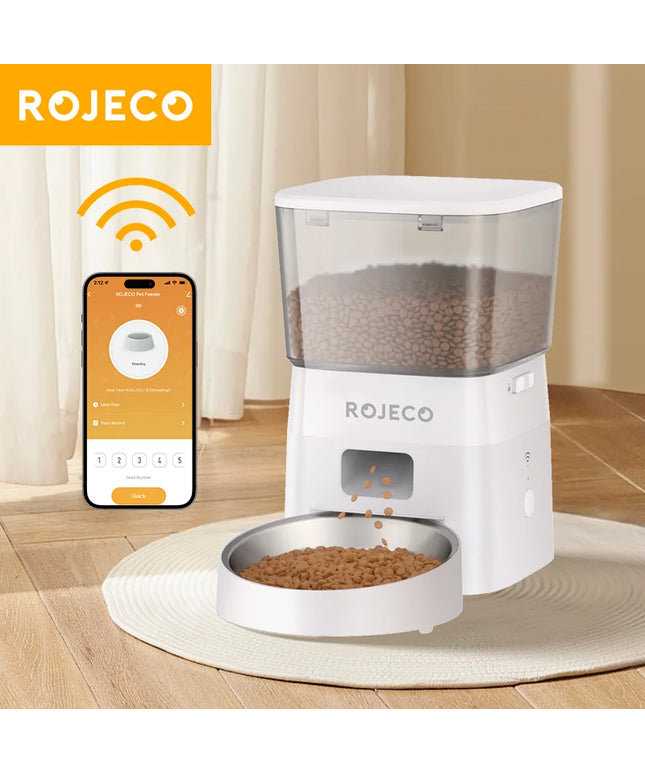 ROJECO 2L Smart WiFi Automatic Pet Feeder