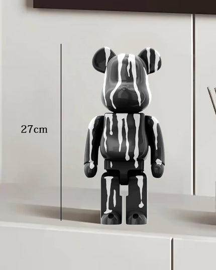 Graffiti Bear Statue Paint Block