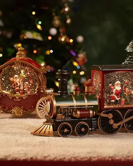 2025 Enchanted Christmas Express Illuminated Musical Train Ornament