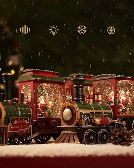2025 Enchanted Christmas Express Illuminated Musical Train Ornament