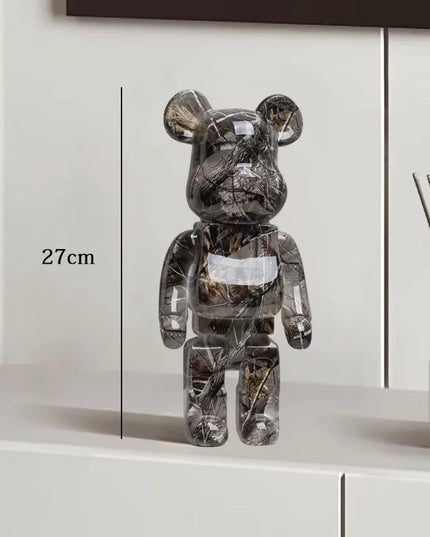 Graffiti Bear Statue Paint Block