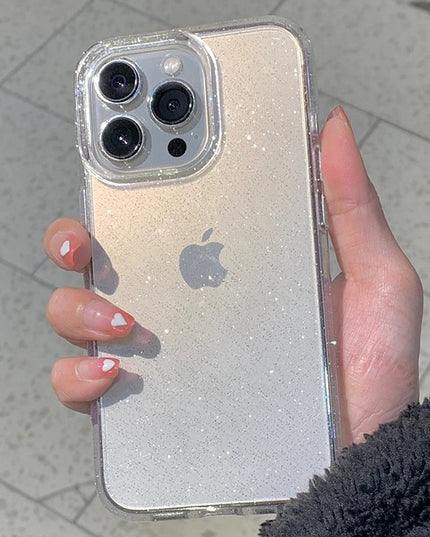 Luxury Clear Glitter Case For iPhone