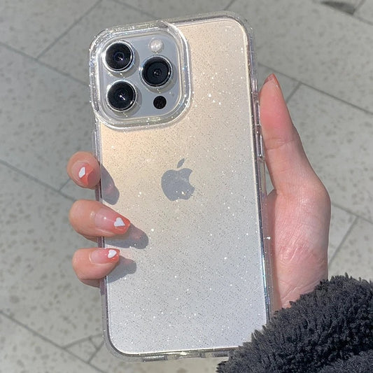 Luxury Clear Glitter Case For iPhone