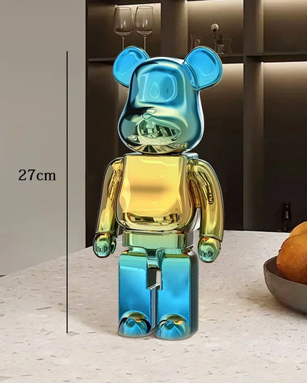 Graffiti Bear Statue Paint Block