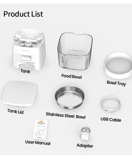 ROJECO 2L Smart WiFi Automatic Pet Feeder