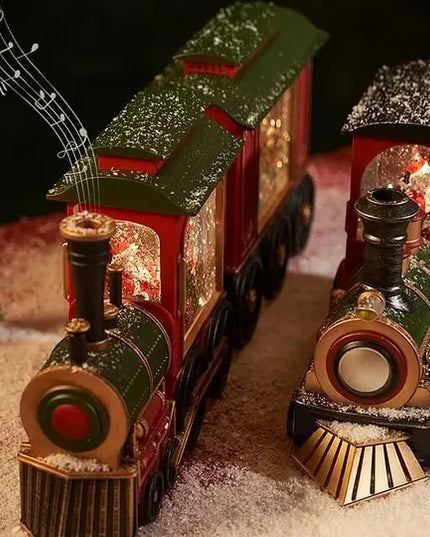 2025 Enchanted Christmas Express Illuminated Musical Train Ornament
