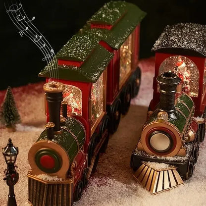 2025 Enchanted Christmas Express Illuminated Musical Train Ornament