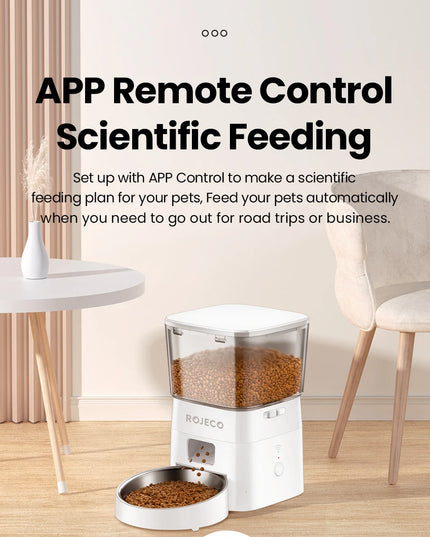 ROJECO 2L Smart WiFi Automatic Pet Feeder