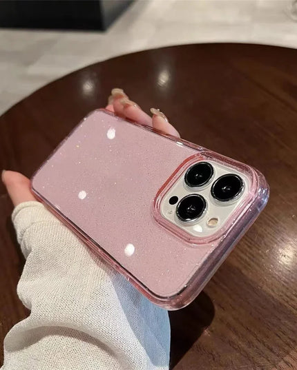 Luxury Clear Glitter Case For iPhone