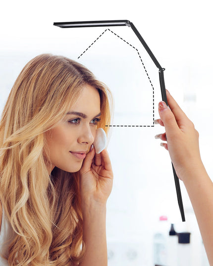 Foldable beauty mirror