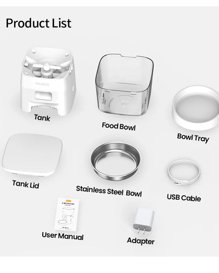 ROJECO 2L Smart WiFi Automatic Pet Feeder