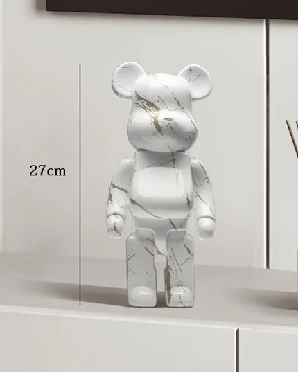 Graffiti Bear Statue Paint Block