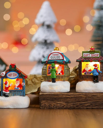 Enchanted Christmas Village LED Ornament