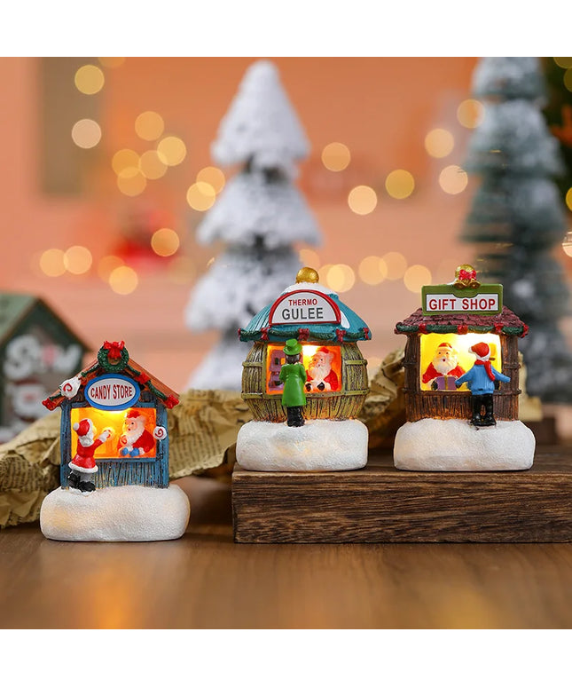 Enchanted Christmas Village LED Ornament