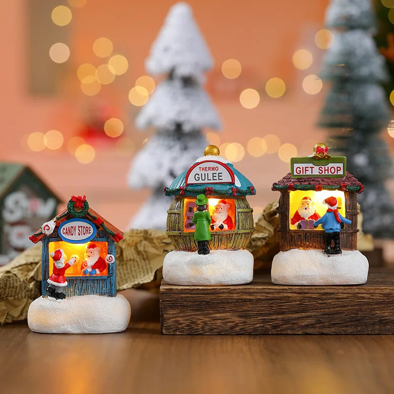 Enchanted Christmas Village LED Ornament