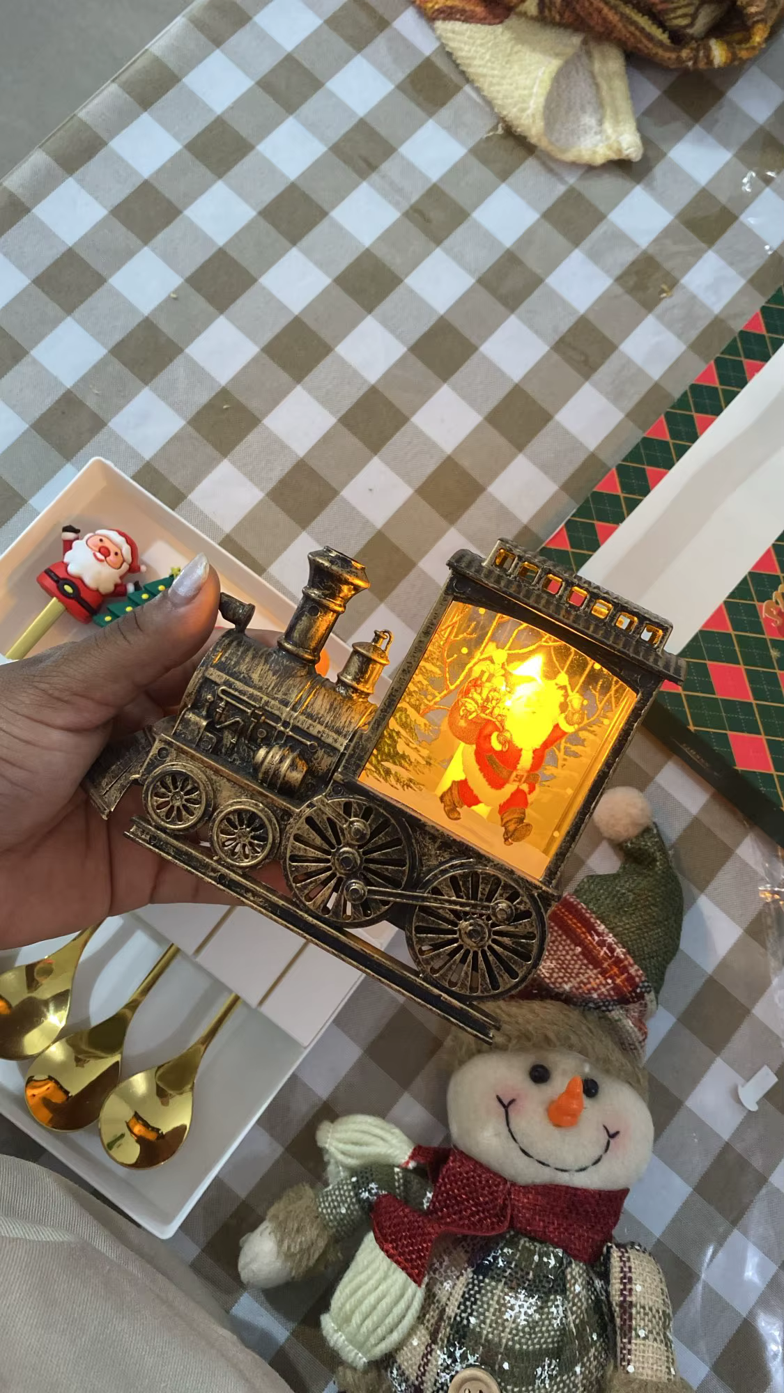 Vintage Train LED Night Lamp