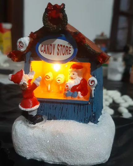 Enchanted Christmas Village LED Ornament