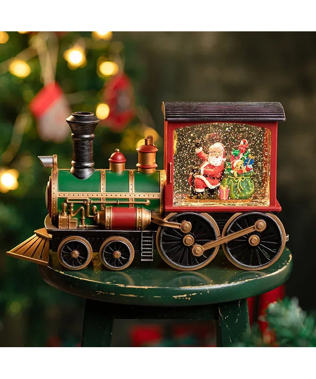 Vintage Holiday Glow Train Lantern