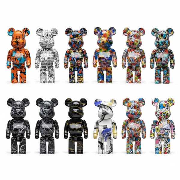 Graffiti Bear Art Statue