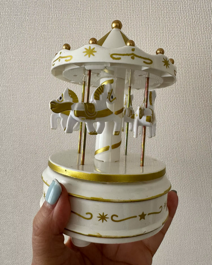 Holiday Carousel Music Box