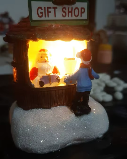 Enchanted Christmas Village LED Ornament