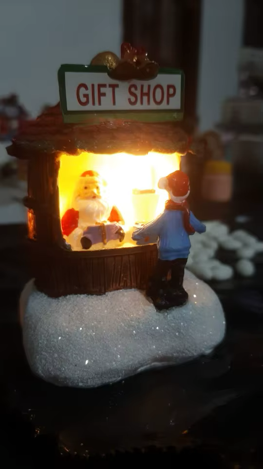 Enchanted Christmas Village LED Ornament