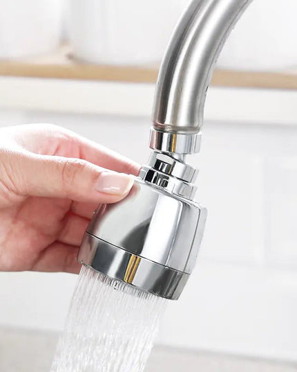 Kitchen Faucet Aerator with Filter and Extension Adapter - Back of house