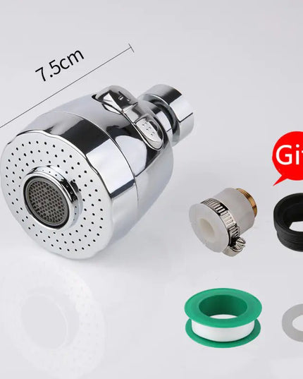 Kitchen Faucet Aerator with Filter and Extension Adapter - Back of house
