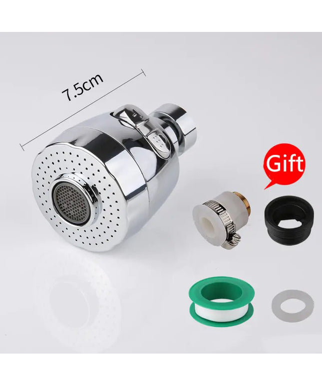 Kitchen Faucet Aerator with Filter and Extension Adapter - Back of house