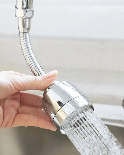 Kitchen Faucet Aerator with Filter and Extension Adapter - Back of house