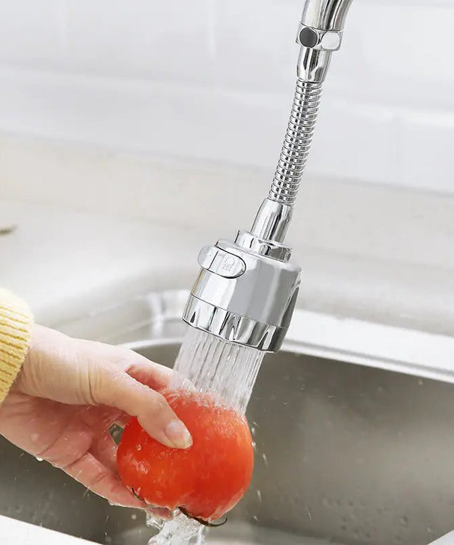 Kitchen Faucet Aerator with Filter and Extension Adapter - Back of house