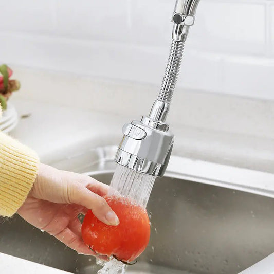 Kitchen Faucet Aerator with Filter and Extension Adapter - Back of house