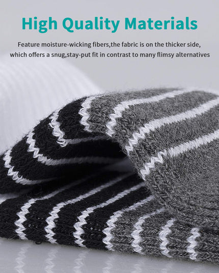 Lapulas Athletic Running Ankle Socks, Low Cut Cushioned Anti - Blister Tab Sports Socks Men Women 6Pairs - Back of the warehouse