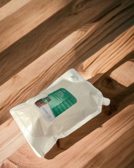 Rouge Luxe 3 - in - 1 Laundry Powder – (32 oz.), HE Compatible, Fine Musky Fragrance, Luxury Natural Detergent, Fabric Softener & Stain Remover – Plant - Based, Non - Toxic, Made in the USA - Back of the warehouse