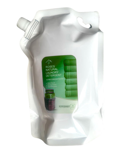 Rouge Luxe 3 - in - 1 Laundry Powder – (32 oz.), HE Compatible, Fine Musky Fragrance, Luxury Natural Detergent, Fabric Softener & Stain Remover – Plant - Based, Non - Toxic, Made in the USA - Back of the warehouse