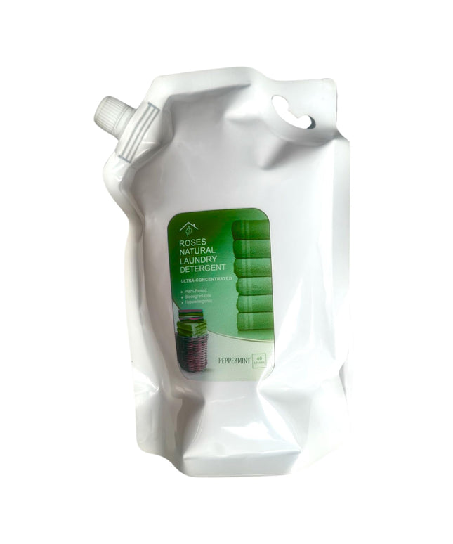 Rouge Luxe 3 - in - 1 Laundry Powder – (32 oz.), HE Compatible, Fine Musky Fragrance, Luxury Natural Detergent, Fabric Softener & Stain Remover – Plant - Based, Non - Toxic, Made in the USA - Back of the warehouse